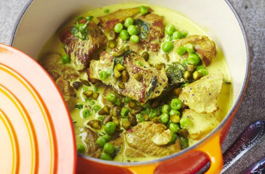 Recette De Curry D’agneau Aux Petit Pois Et Aux Pistaches