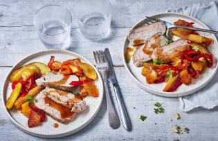 Rôti de veau au miel et au vinaigre