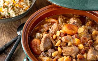 Tajine d’agneau aux fruits secs