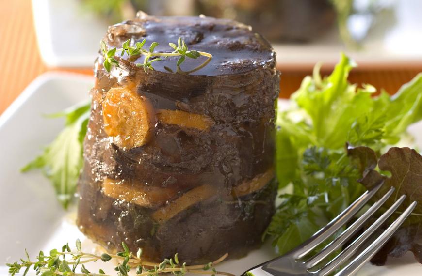 Gelée de boeuf au vin rouge