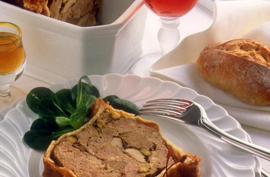 Terrine de foie de veau en croûte