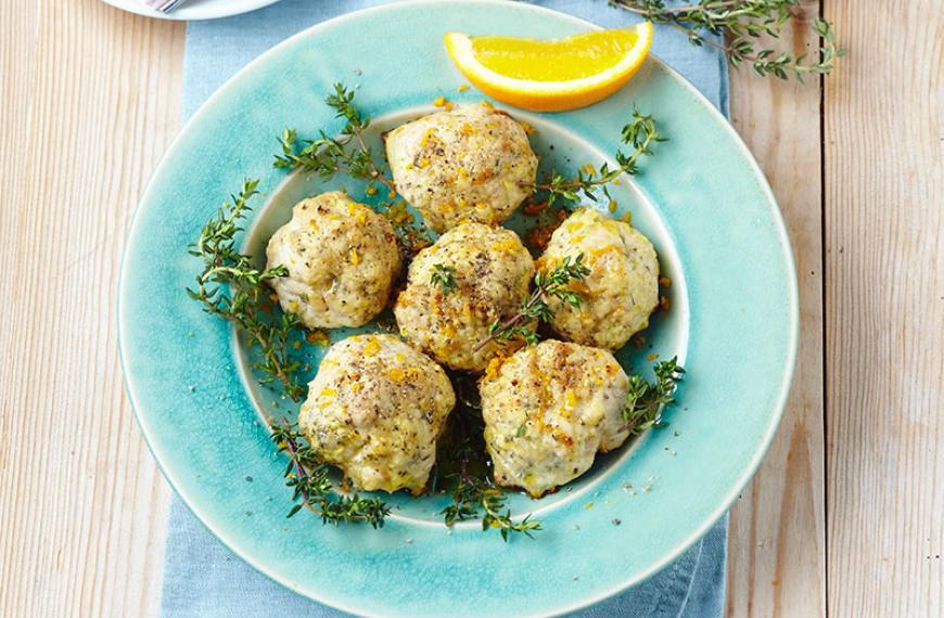 Boulettes de veau à l’orange et au parmesan