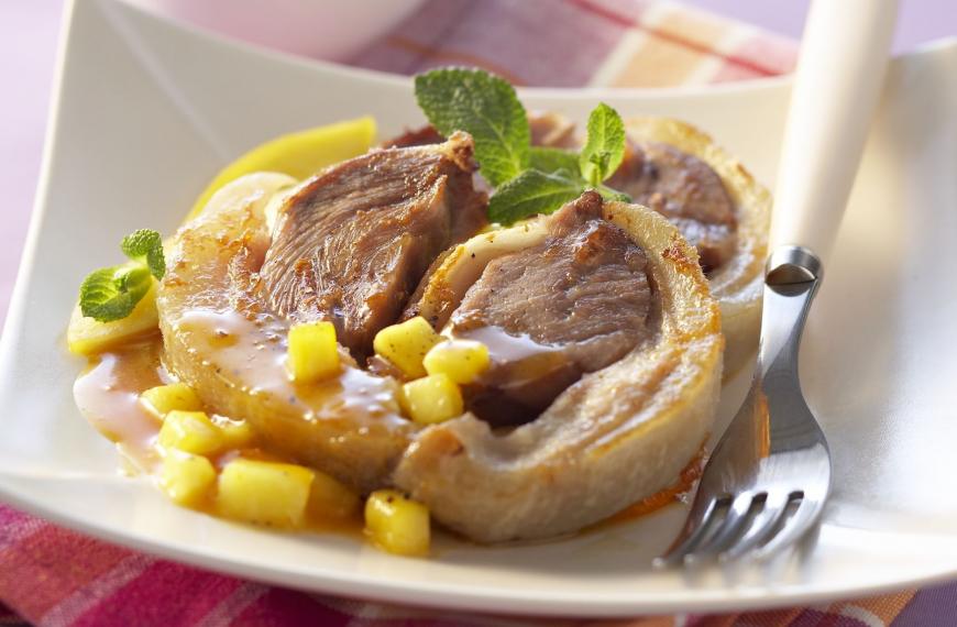 Recette De Croustillants De Tete De Veau Au Chutney De Mangue