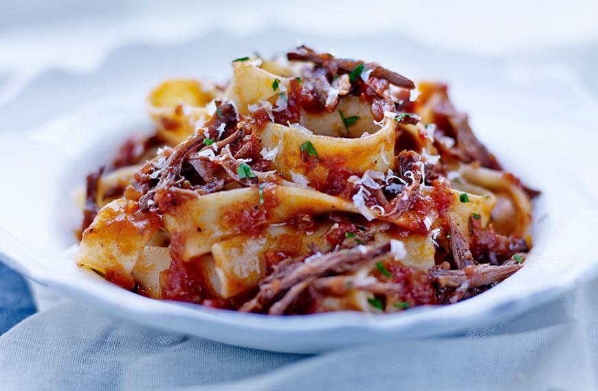 Pappardelle bolognaise à la queue de bœuf