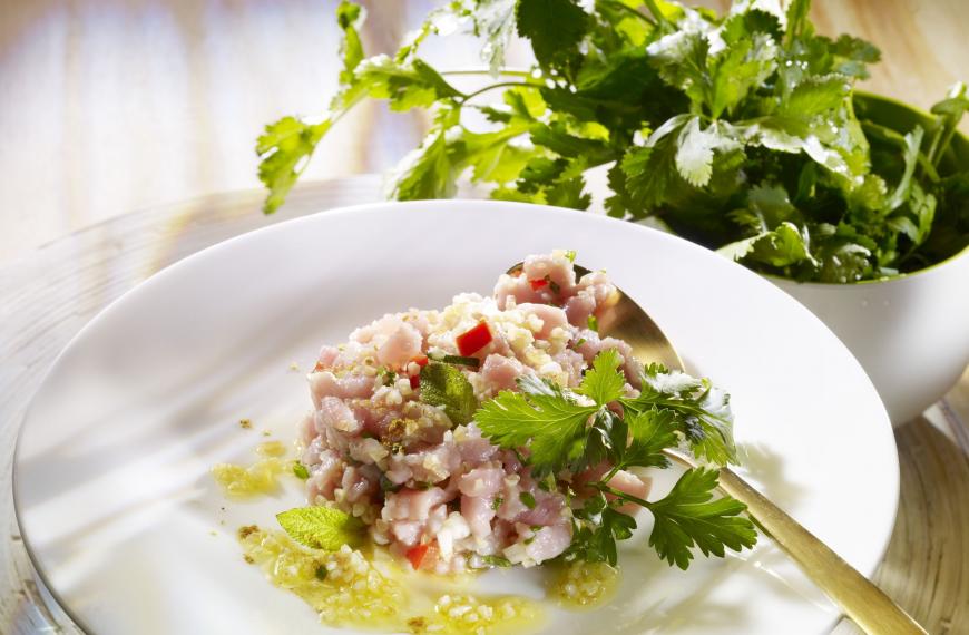 Tartare de veau aux herbes