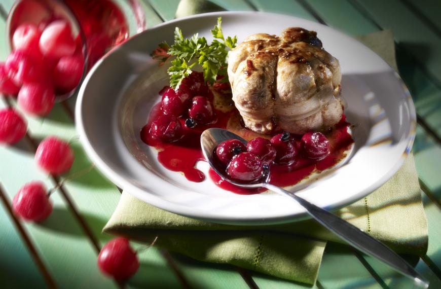 Recette de Paupiettes de veau aux cerises