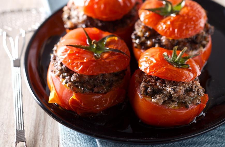 Recette De Tomates Farcies Au Veau (et à La Tapenade)