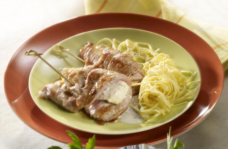 Chaussons de veau au fromage à l'ail et aux fines herbes