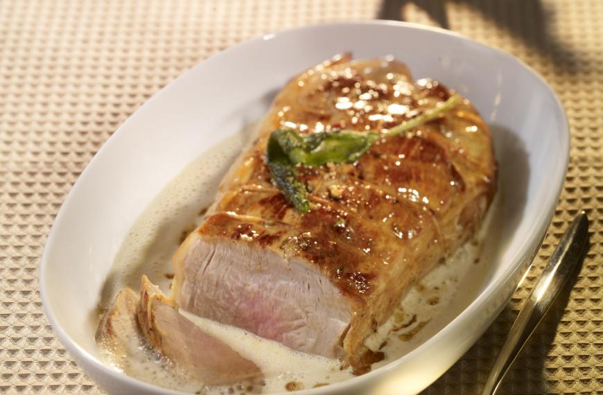 Recette De Roti De Veau En Cocotte Au Lait De Sauge