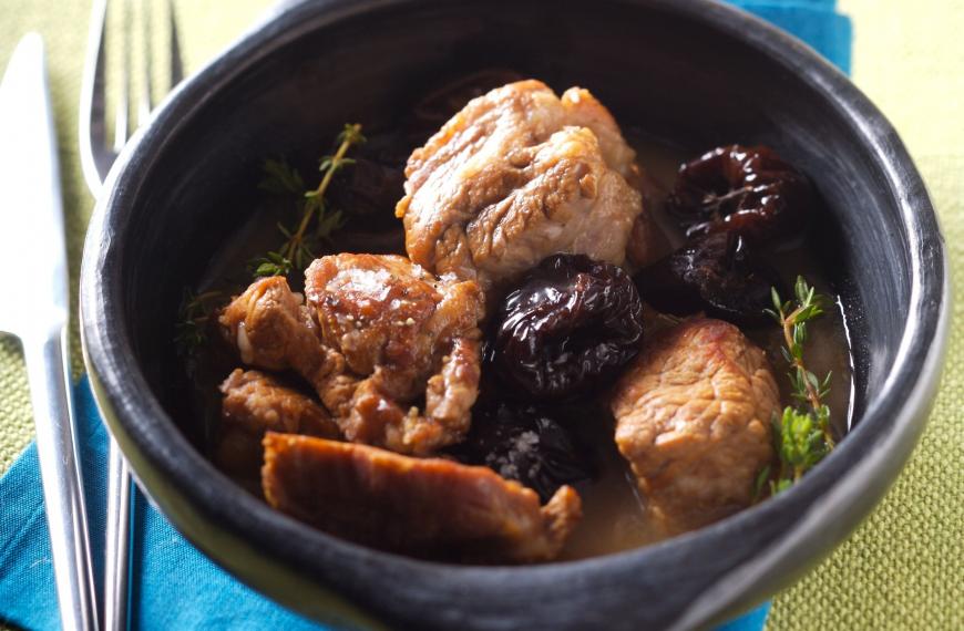 Recette de Sauté de veau aux pruneaux