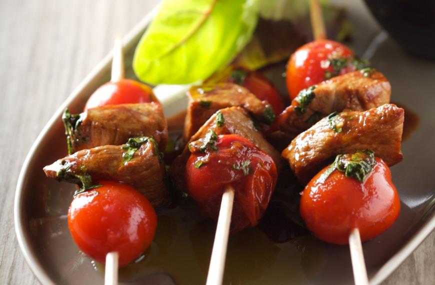 Mini brochettes d'agneau