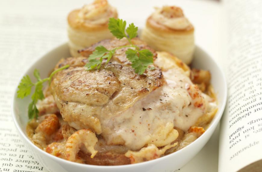 Ris de veau au coulis d'écrevisses