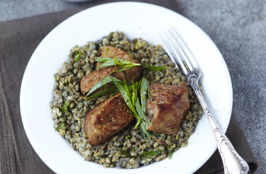 Sauté Dagneau Aux Lentilles